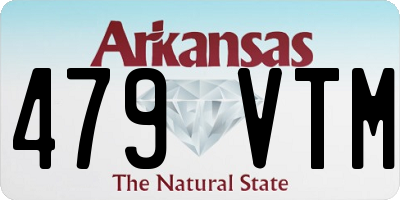 AR license plate 479VTM