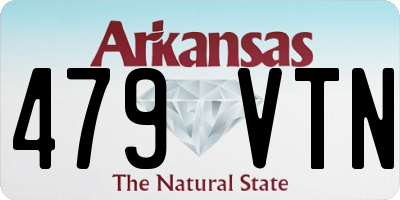 AR license plate 479VTN