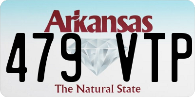 AR license plate 479VTP
