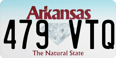 AR license plate 479VTQ