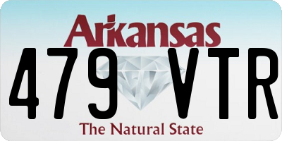 AR license plate 479VTR