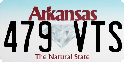 AR license plate 479VTS