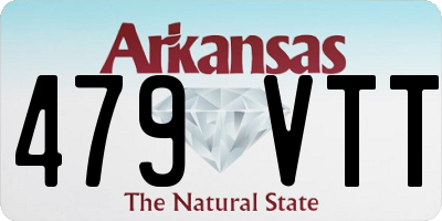 AR license plate 479VTT