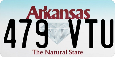 AR license plate 479VTU
