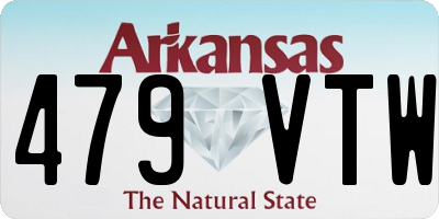 AR license plate 479VTW