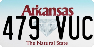 AR license plate 479VUC