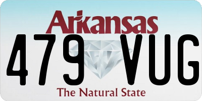 AR license plate 479VUG