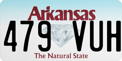 AR license plate 479VUH