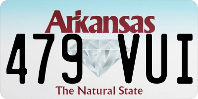 AR license plate 479VUI