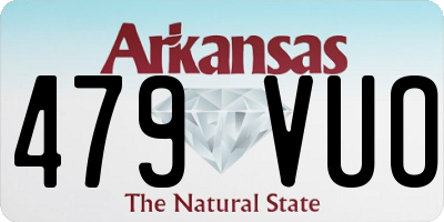 AR license plate 479VUO