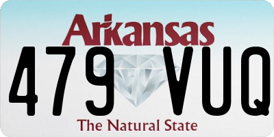 AR license plate 479VUQ