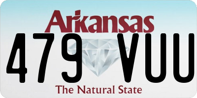AR license plate 479VUU