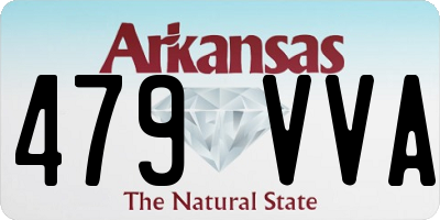 AR license plate 479VVA
