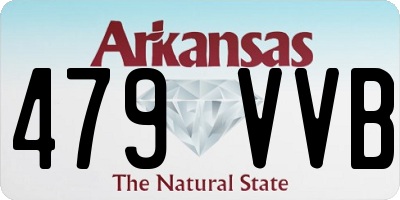 AR license plate 479VVB