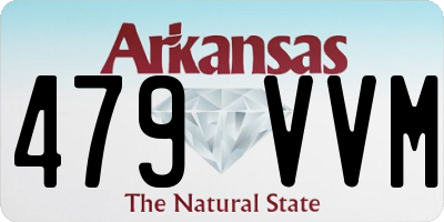 AR license plate 479VVM