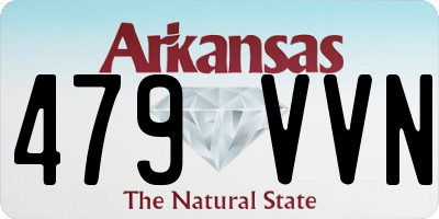 AR license plate 479VVN
