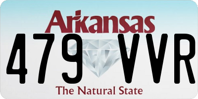 AR license plate 479VVR