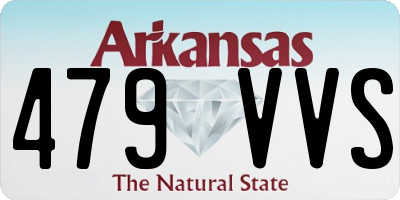AR license plate 479VVS