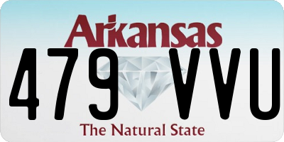 AR license plate 479VVU