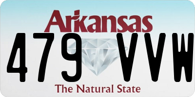AR license plate 479VVW
