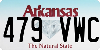 AR license plate 479VWC
