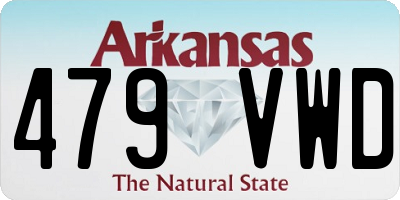 AR license plate 479VWD