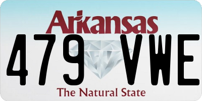 AR license plate 479VWE