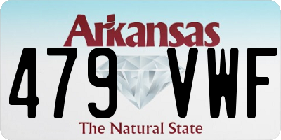 AR license plate 479VWF