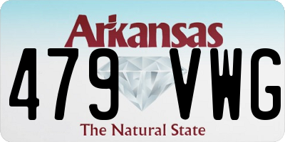 AR license plate 479VWG