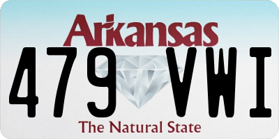 AR license plate 479VWI