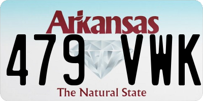 AR license plate 479VWK