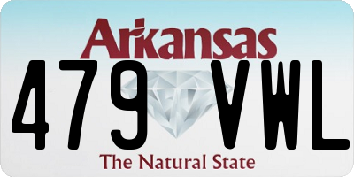 AR license plate 479VWL