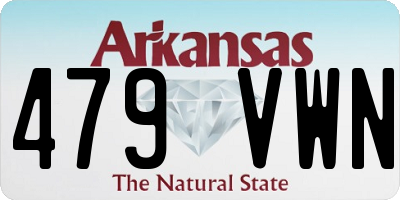 AR license plate 479VWN