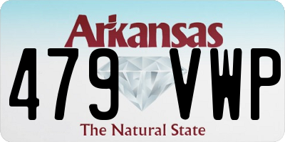 AR license plate 479VWP