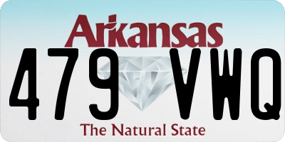 AR license plate 479VWQ