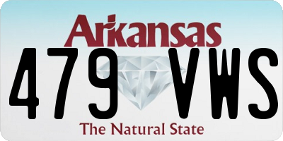 AR license plate 479VWS
