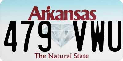 AR license plate 479VWU