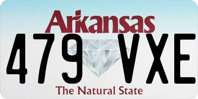 AR license plate 479VXE