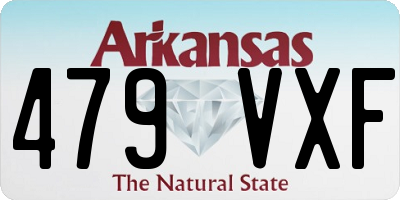 AR license plate 479VXF