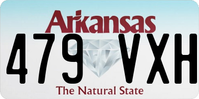 AR license plate 479VXH