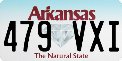 AR license plate 479VXI