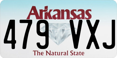 AR license plate 479VXJ