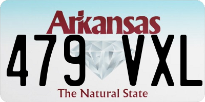AR license plate 479VXL