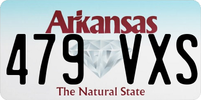AR license plate 479VXS