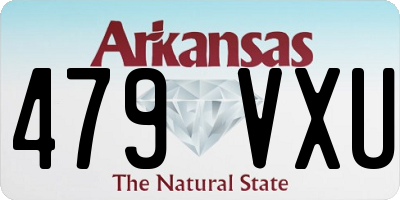 AR license plate 479VXU