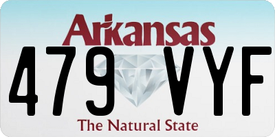 AR license plate 479VYF