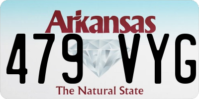 AR license plate 479VYG