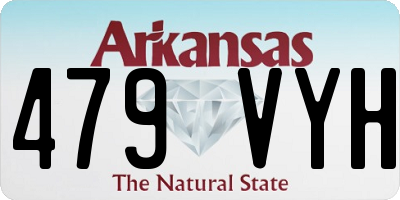 AR license plate 479VYH
