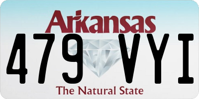 AR license plate 479VYI