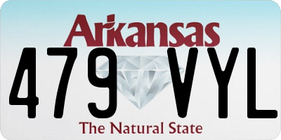 AR license plate 479VYL